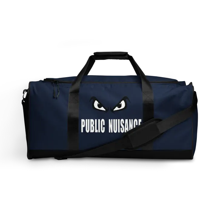 Public Nuisance: Navy Blue Duffle Bag product image (1)