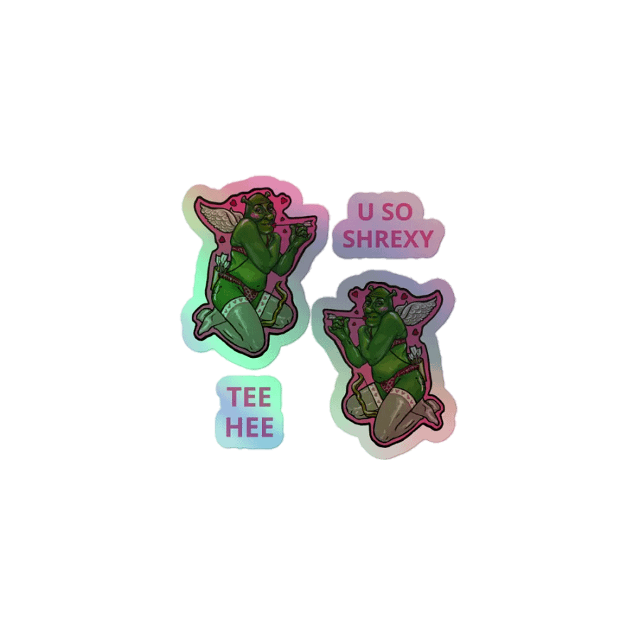 SHREXY CUPID STICKER SHEET LOL product image (1)