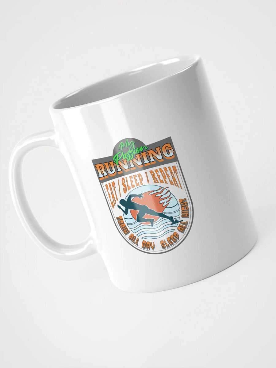 My Passion Running Shield Mug product image (2)