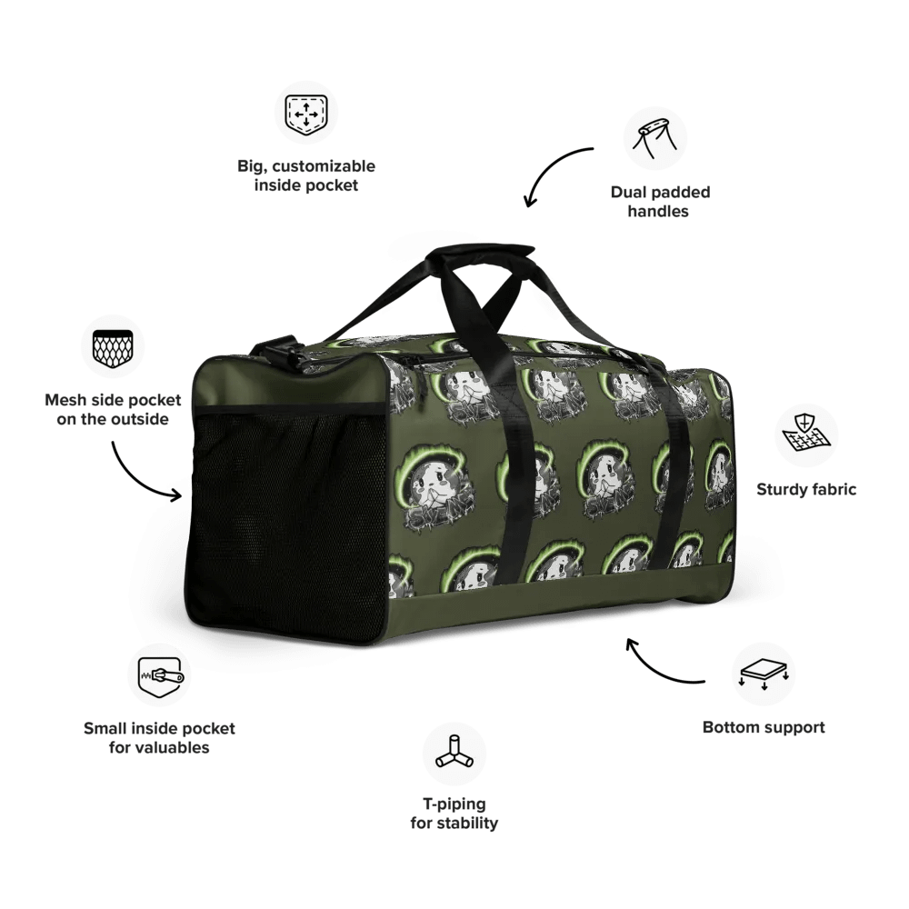 Save Me: A Plea from Planet Earth Saratoga Duffle Bag 🌍 product image (7)