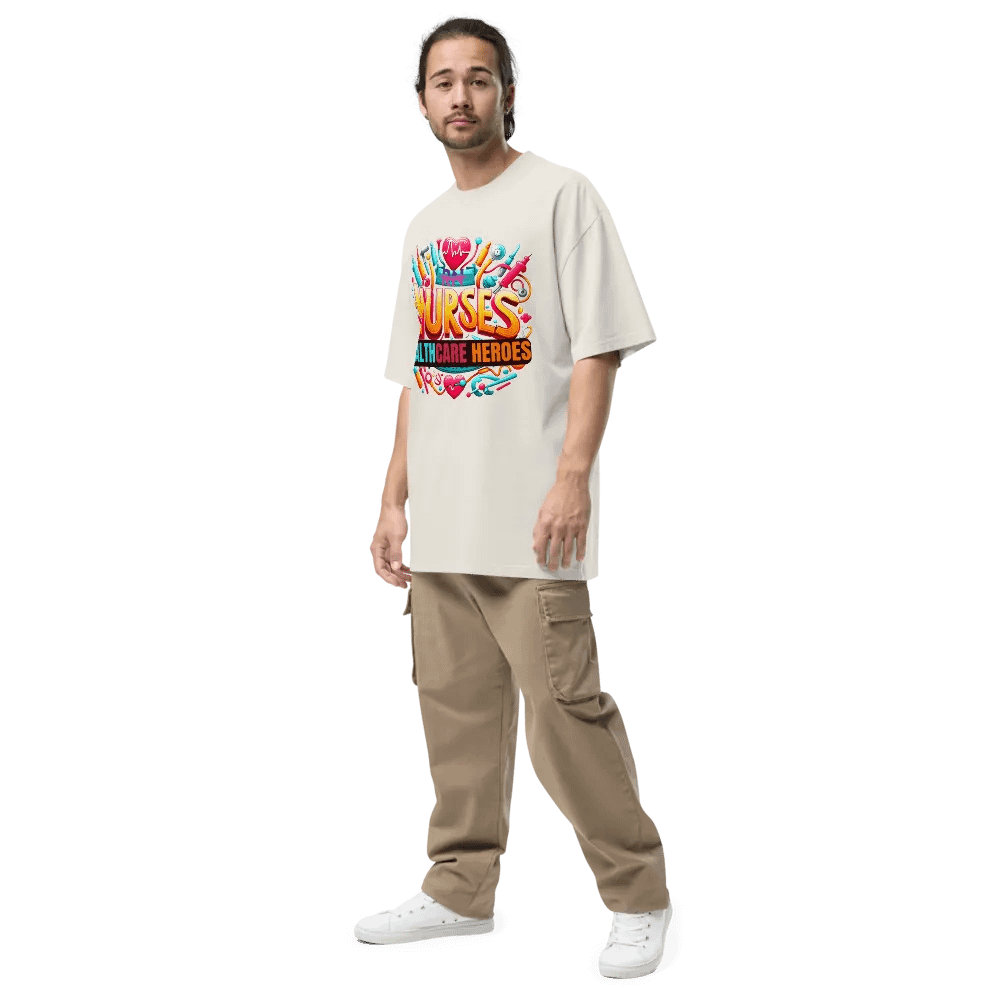 Healthcare Heroes Tribute Oversized T-Shirt product image (5)