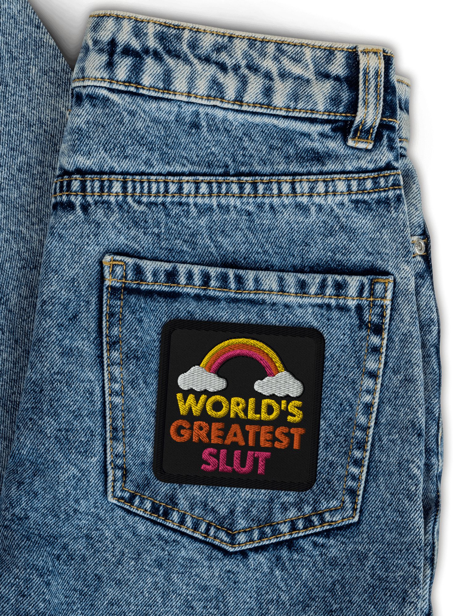 World's Greatest Slut 3 inch patch product image (1)