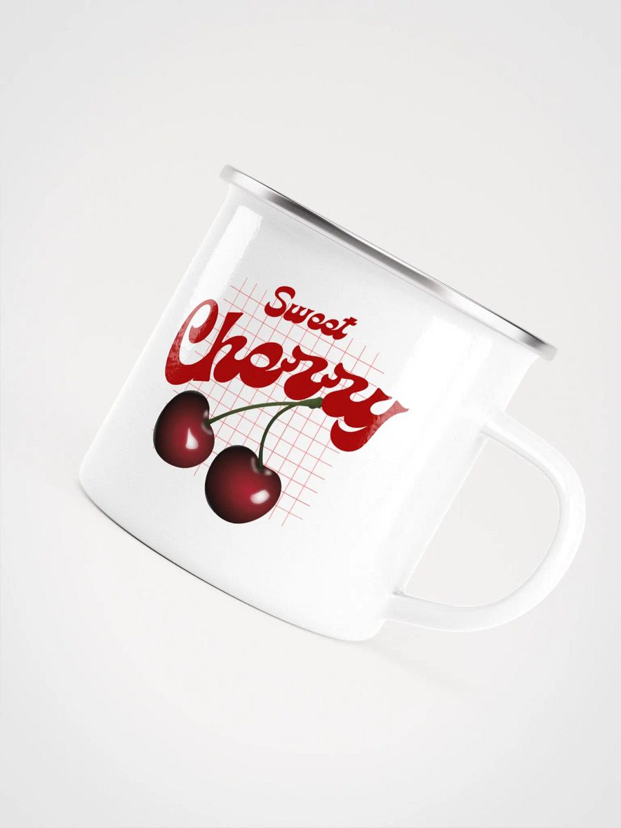 Cherry Adventure Enamel Mug product image (5)
