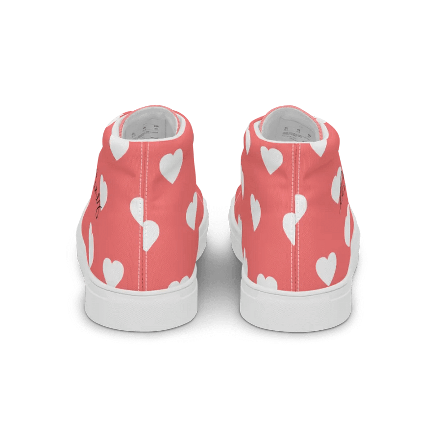 Lingling Kwong Valentine High Top Shoes (Pale Red) product image (19)