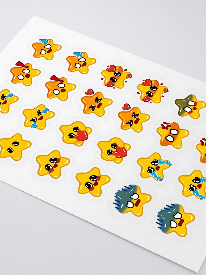Expressive Mini Star Sticker Sheet product image (2)