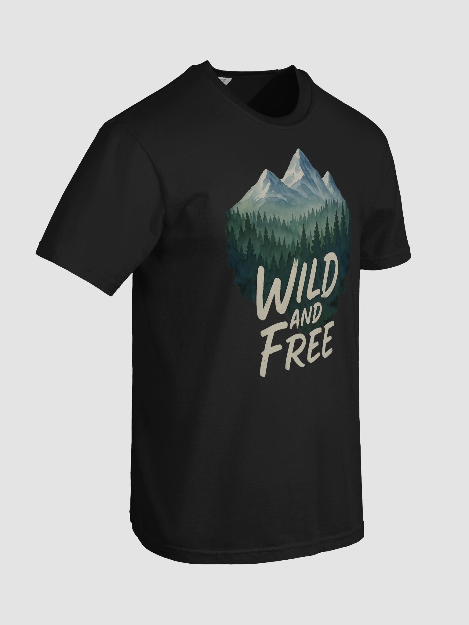 Wild and Free Mountain T-Shirt product image (8)