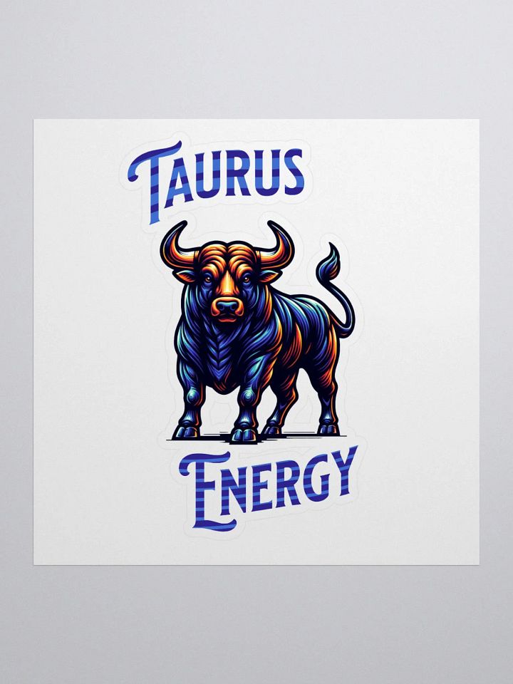 Zodiac Sign Taurus Energy Sticker product image (1)