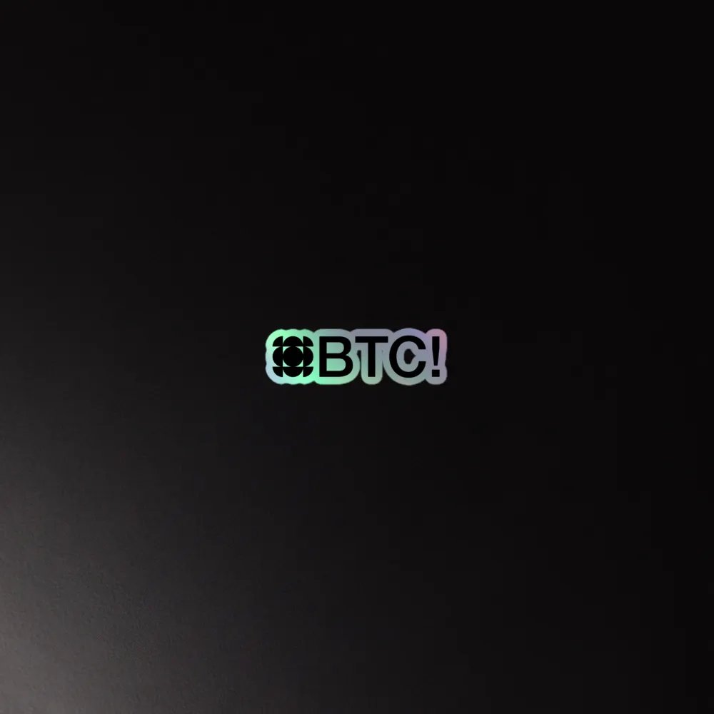 BTC! Holographic Sticker Set product image (2)