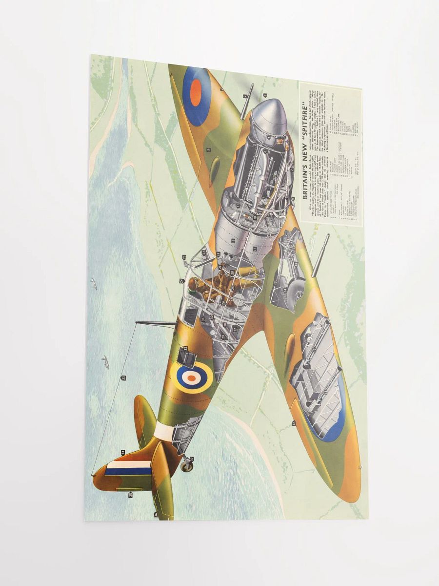 Britain's New 'Spitfire' Cutaway Poster product image (2)
