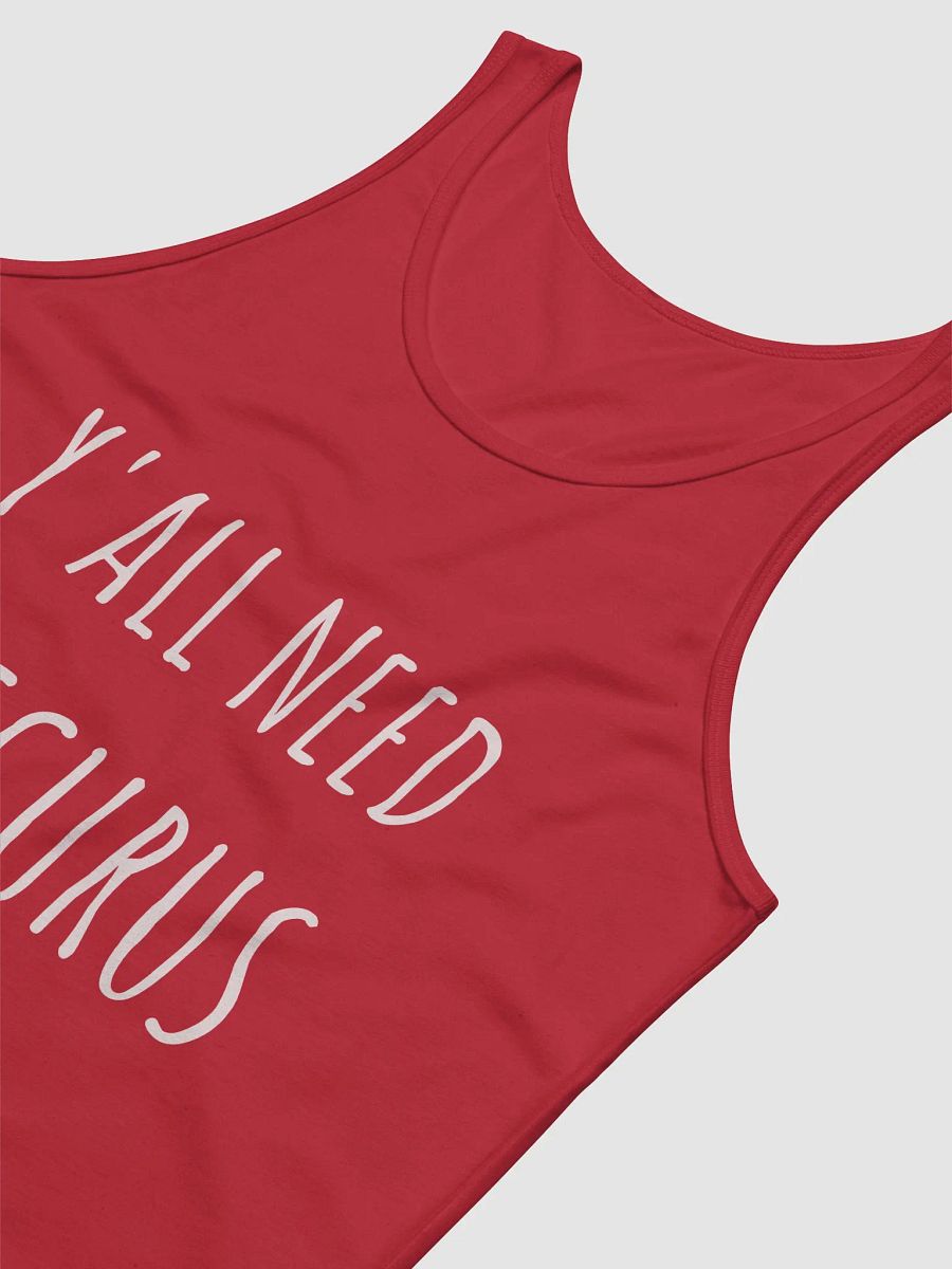 Y'all Need Epicurus WHITE (Bella+Canvas Jersey Tank) product image (46)