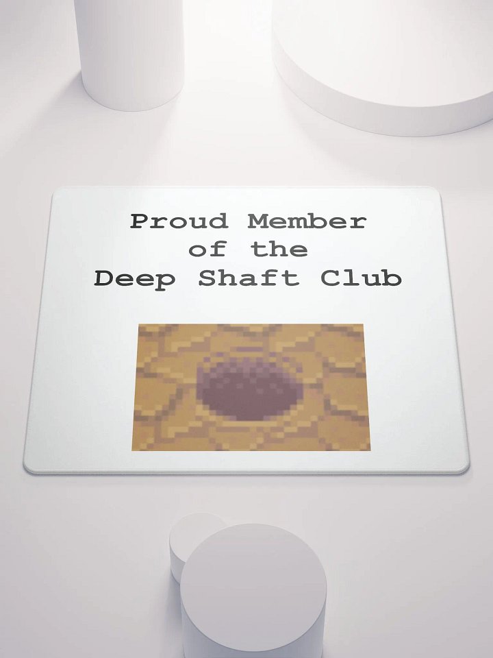Deep Shaft MousePad - White product image (1)