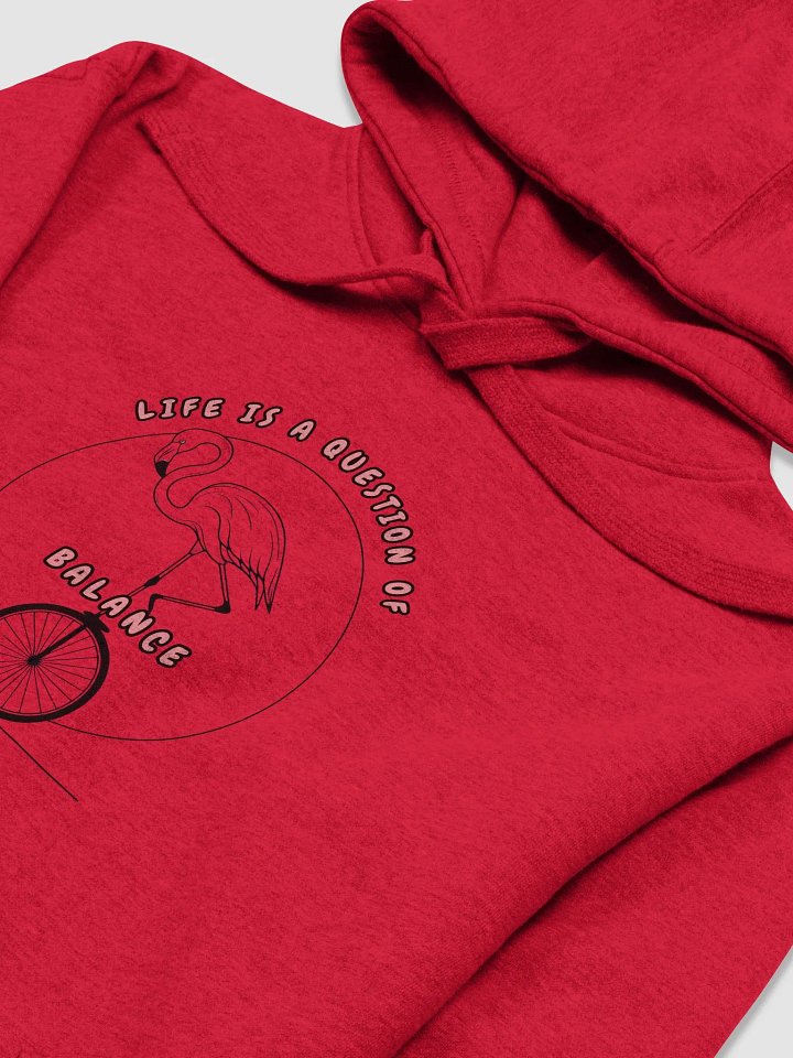 Flamingo Balance Unisex Hoodie product image (2)