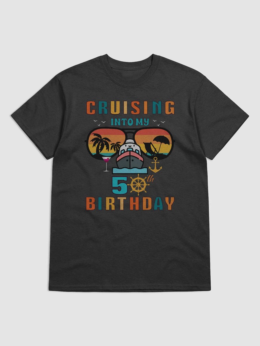 Cruising Into My 50th Birthday Unisex T-Shirt product image (5)