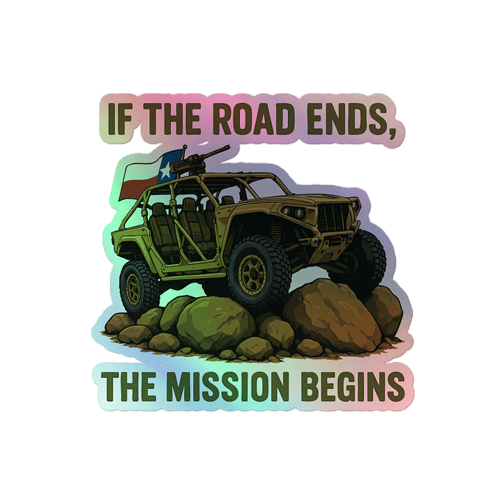 End of the Road Sticker product image (2)