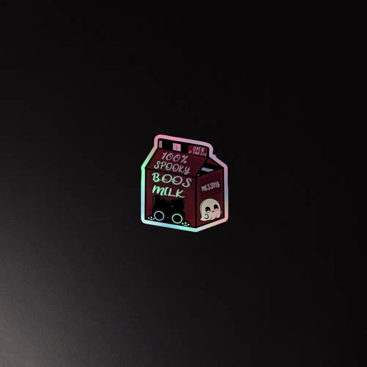 Spooky Boos Milk Holographic Sticker Sheet product image (4)