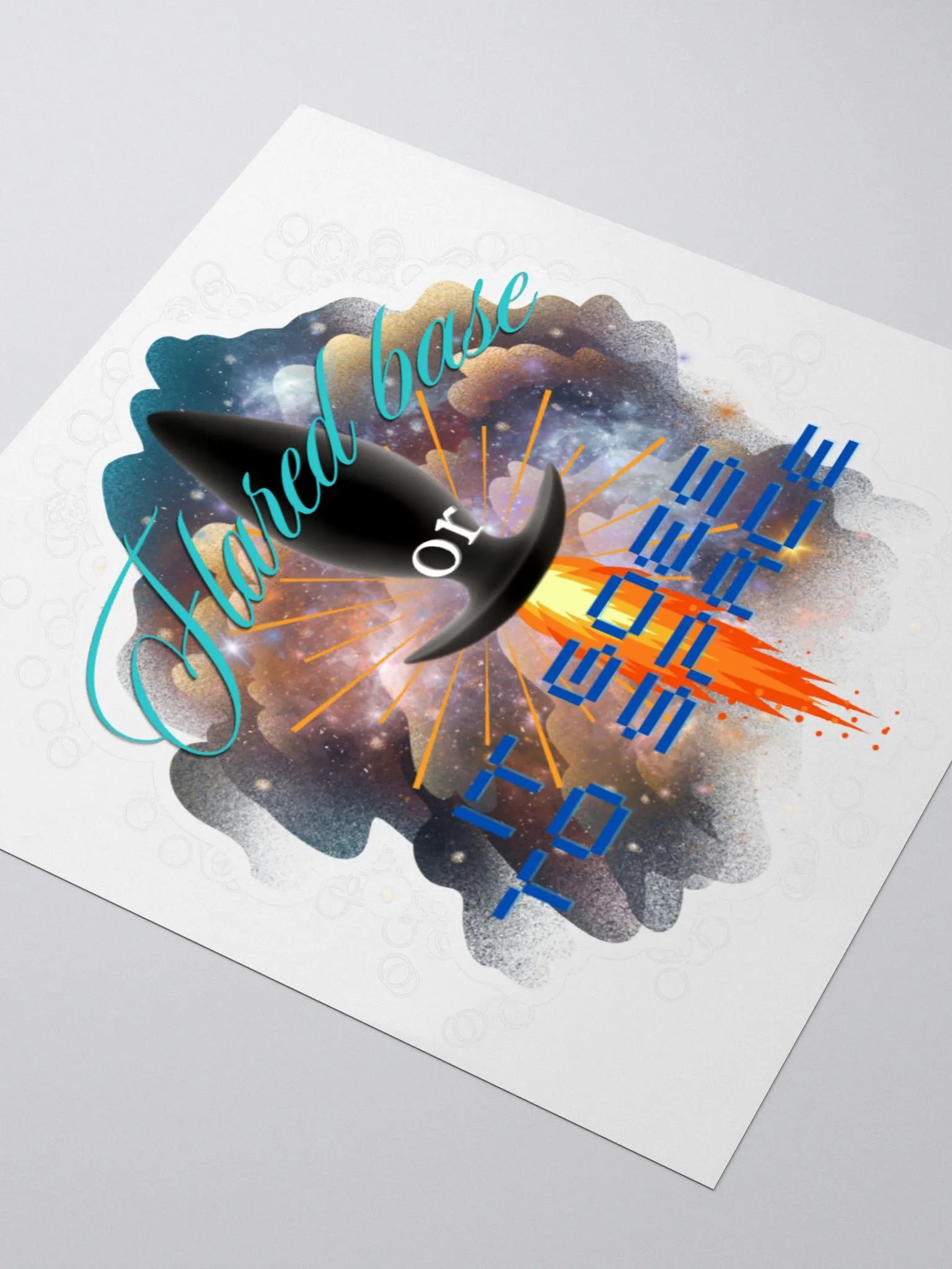 Flared base sticker product image (5)