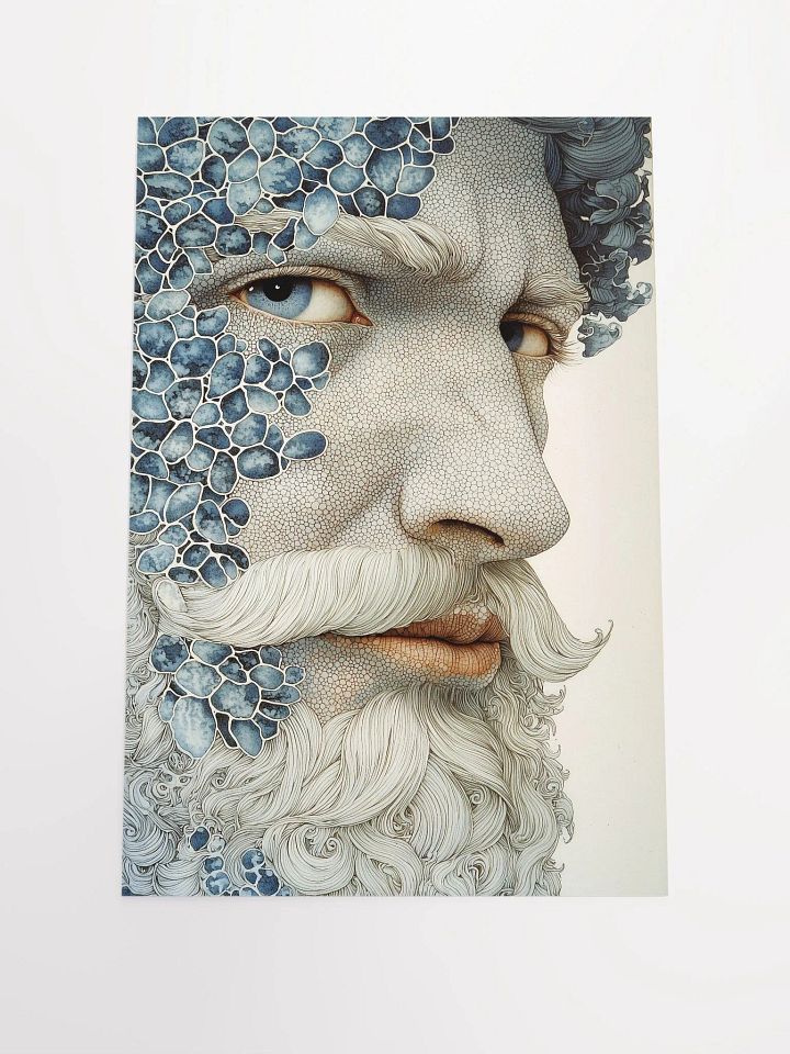 The Watchful Guardian: Fantasy Poster of a Male Forest Protector product image (1)