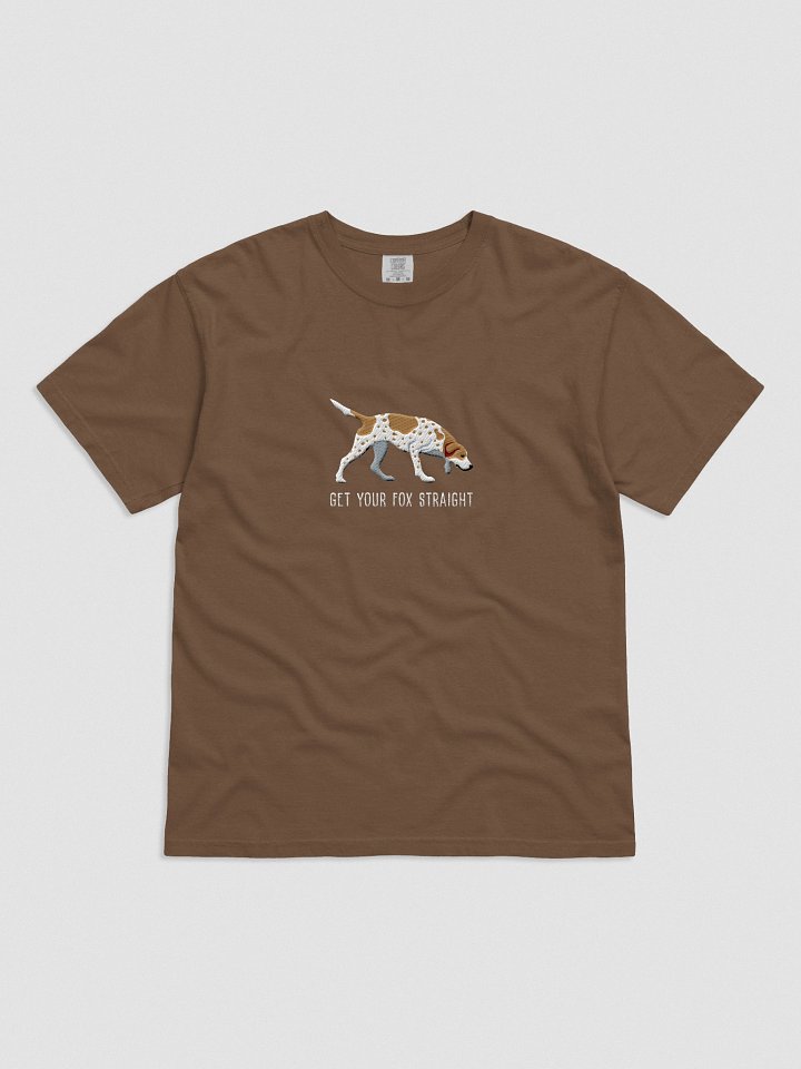 Get Your Fox Straight T-Shirt(Embroidered) of an American Foxhound(Tan & White) product image (21)