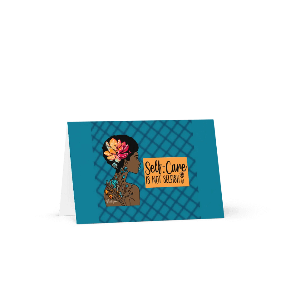 Self Care Is Not Selfish Blank Cards product image (7)