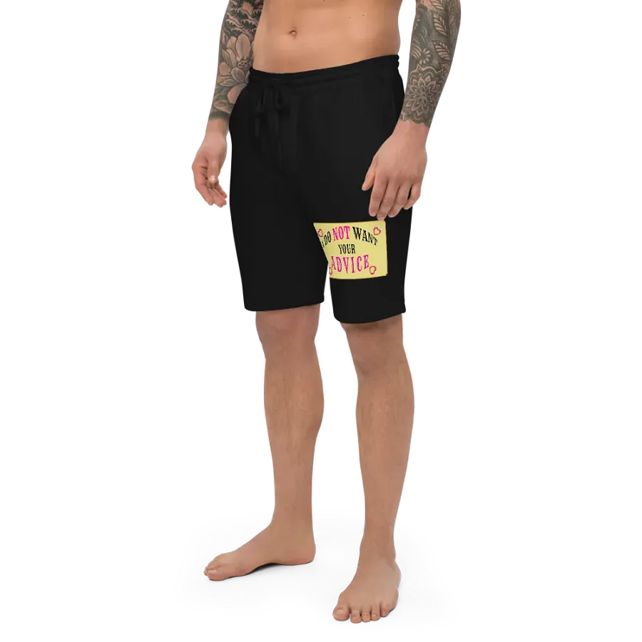 No Advice Fleece Shorts product image (2)