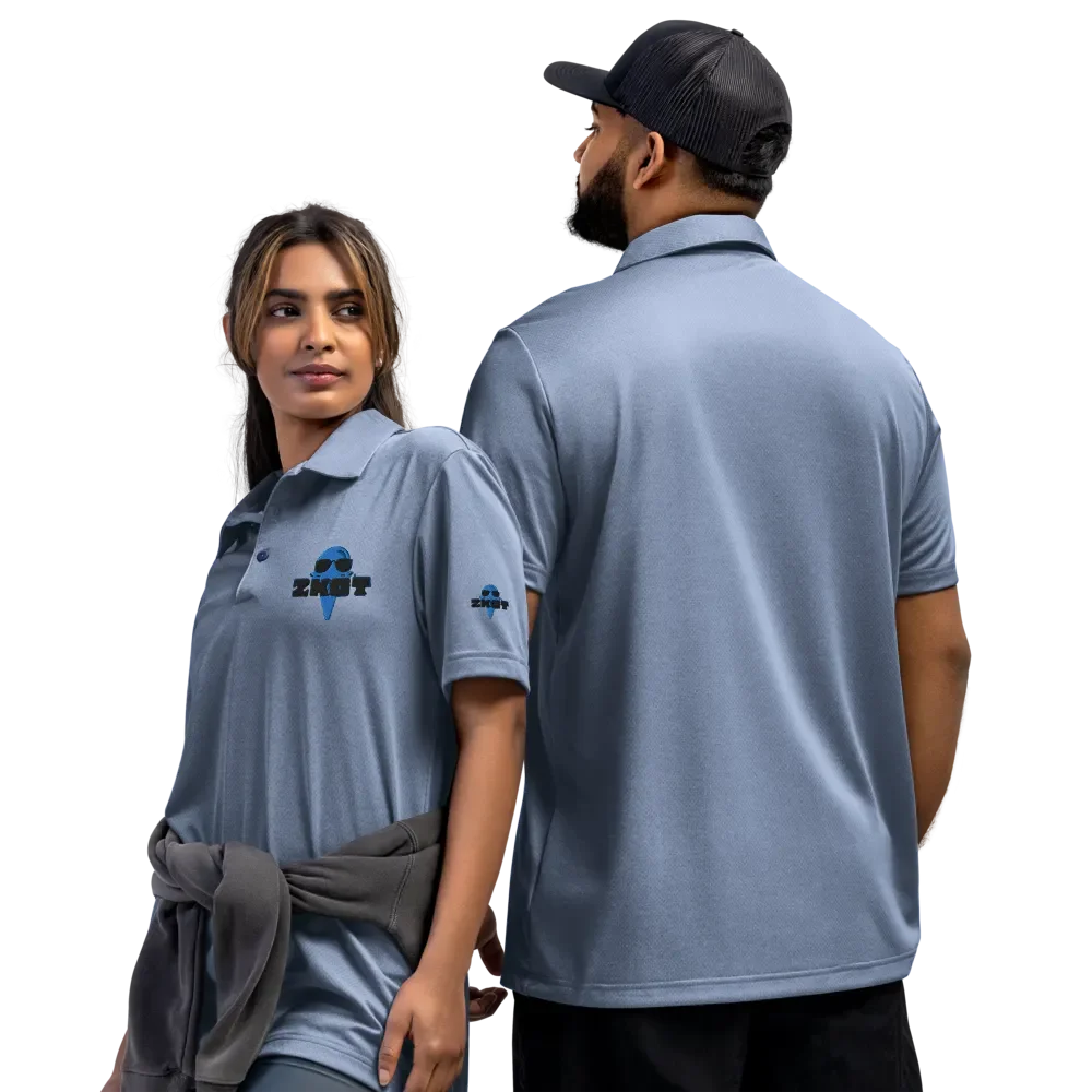 ZKOT Adidas© Space-Dyed Polo T-Shirt - Show your Support with Style - Menswear, Womenswear product image (7)