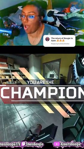 APEX BOOGIE IS BACK IN FULL EFFECT!!!!!!

Follow @sheisboogiettv for more Apex Legends content and stay up-to-date with all n...