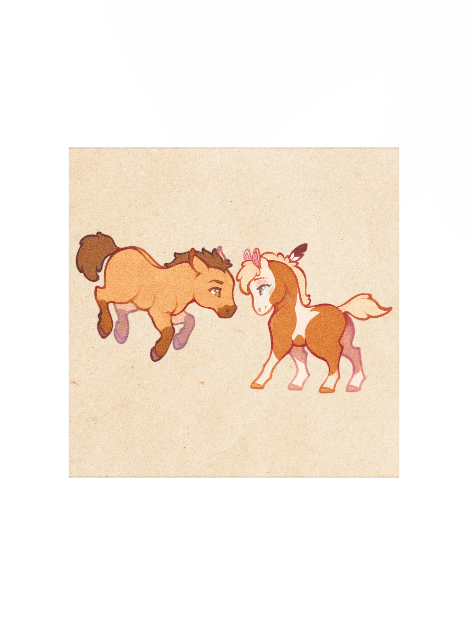 Chibi Spirit & Rain | Matte paper poster product image (4)