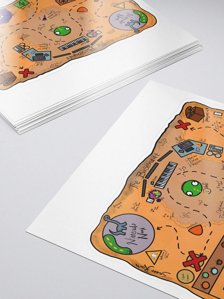 Basement Map Sticker product image (5)