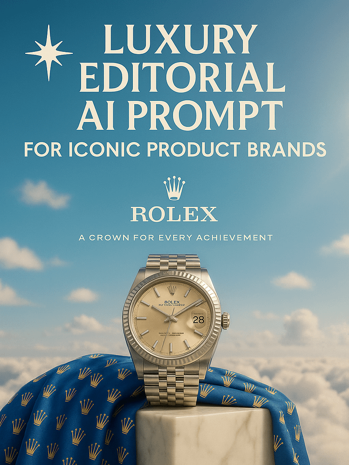 ✨ Luxury AI Prompt for Iconic Product Brands ✨ product image (1)