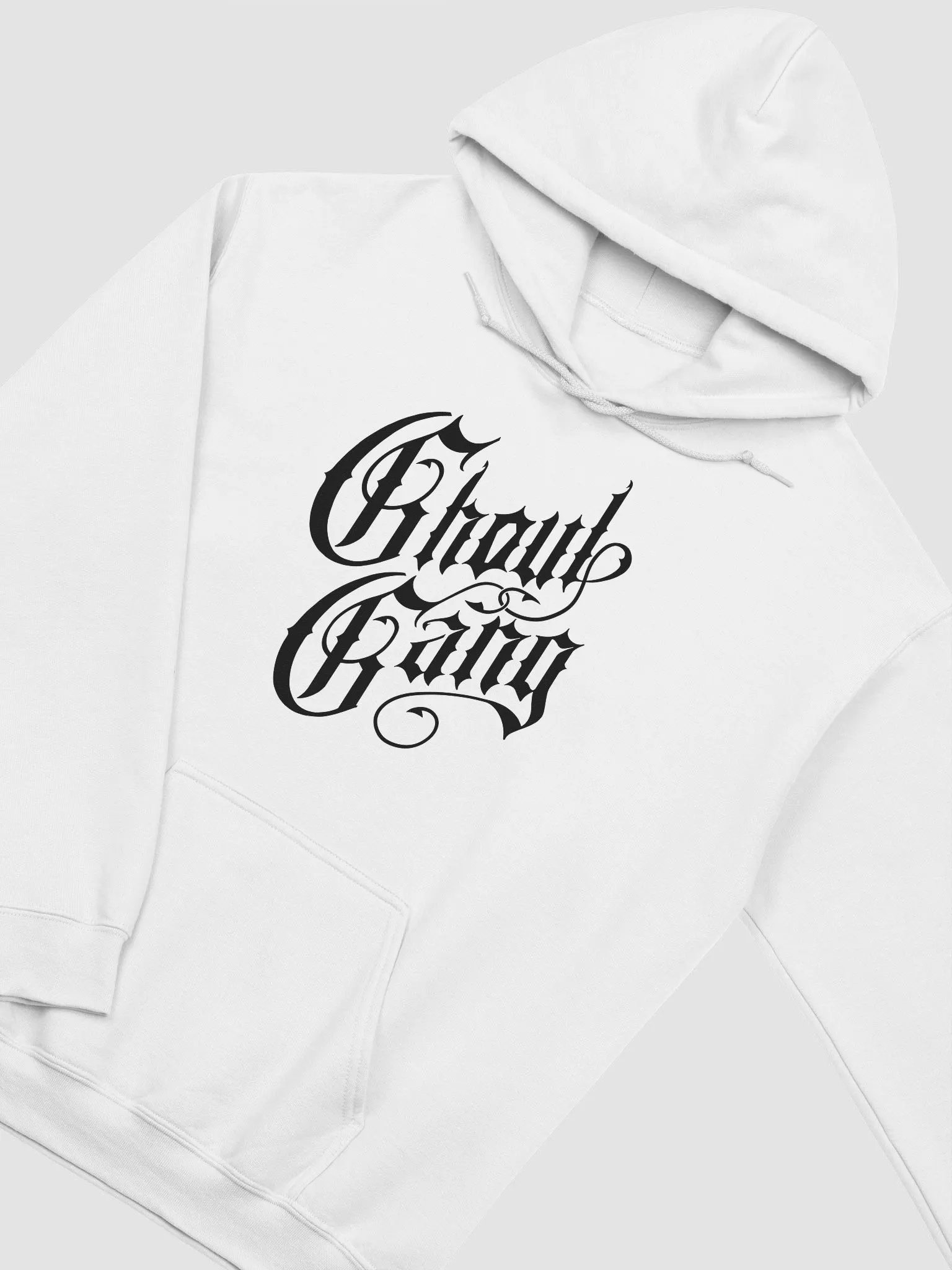 Ghoul Gang Hoodie (black print) product image (3)
