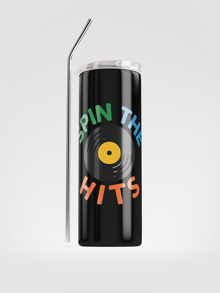 Retro Vinyl Record Stainless Steel Tumbler product image (1)