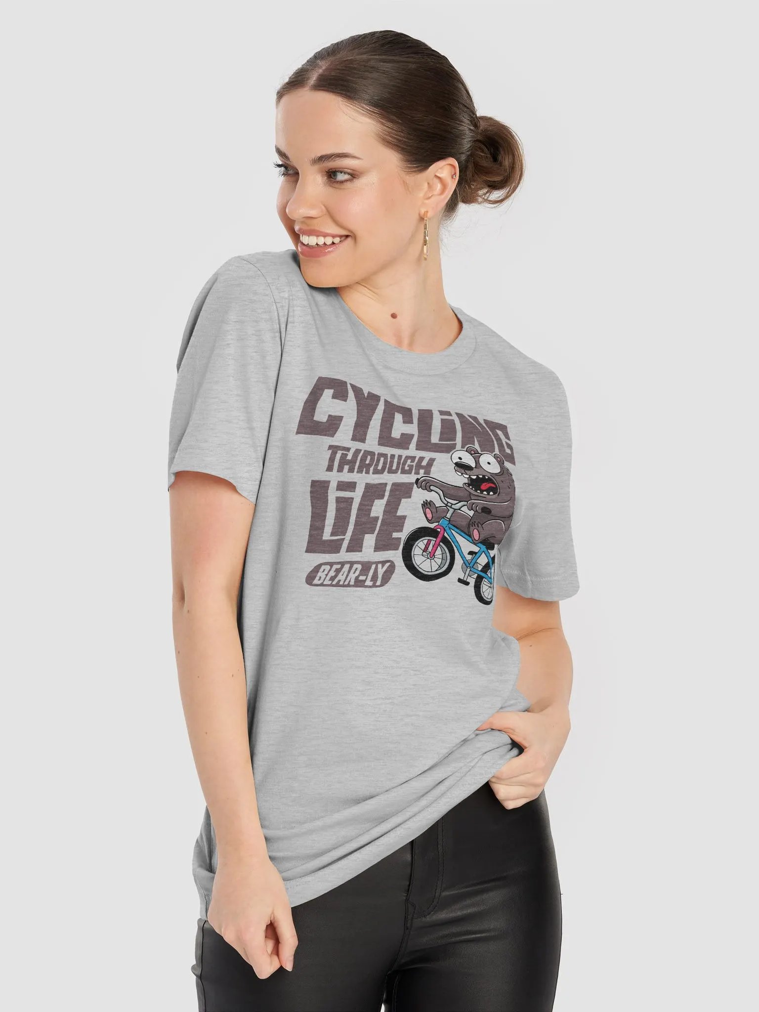 Cycling through life bear-ly - bold product image (8)