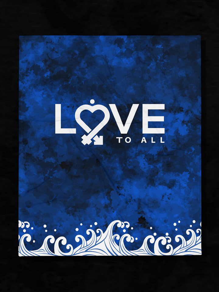 L2A Blue Wave Throw Blanket product image (1)