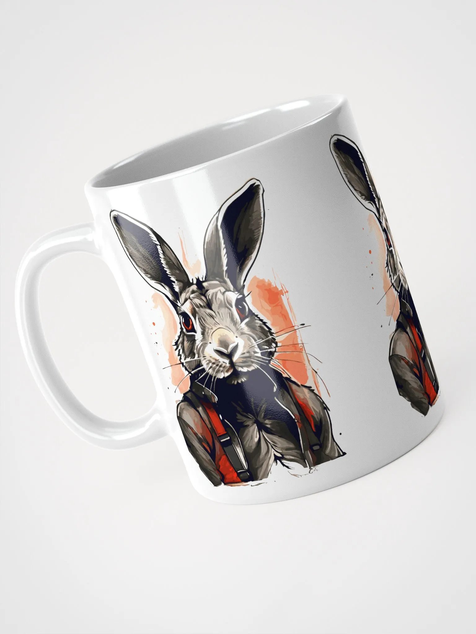 Sketch Art Hase 6 , Mug product image (5)