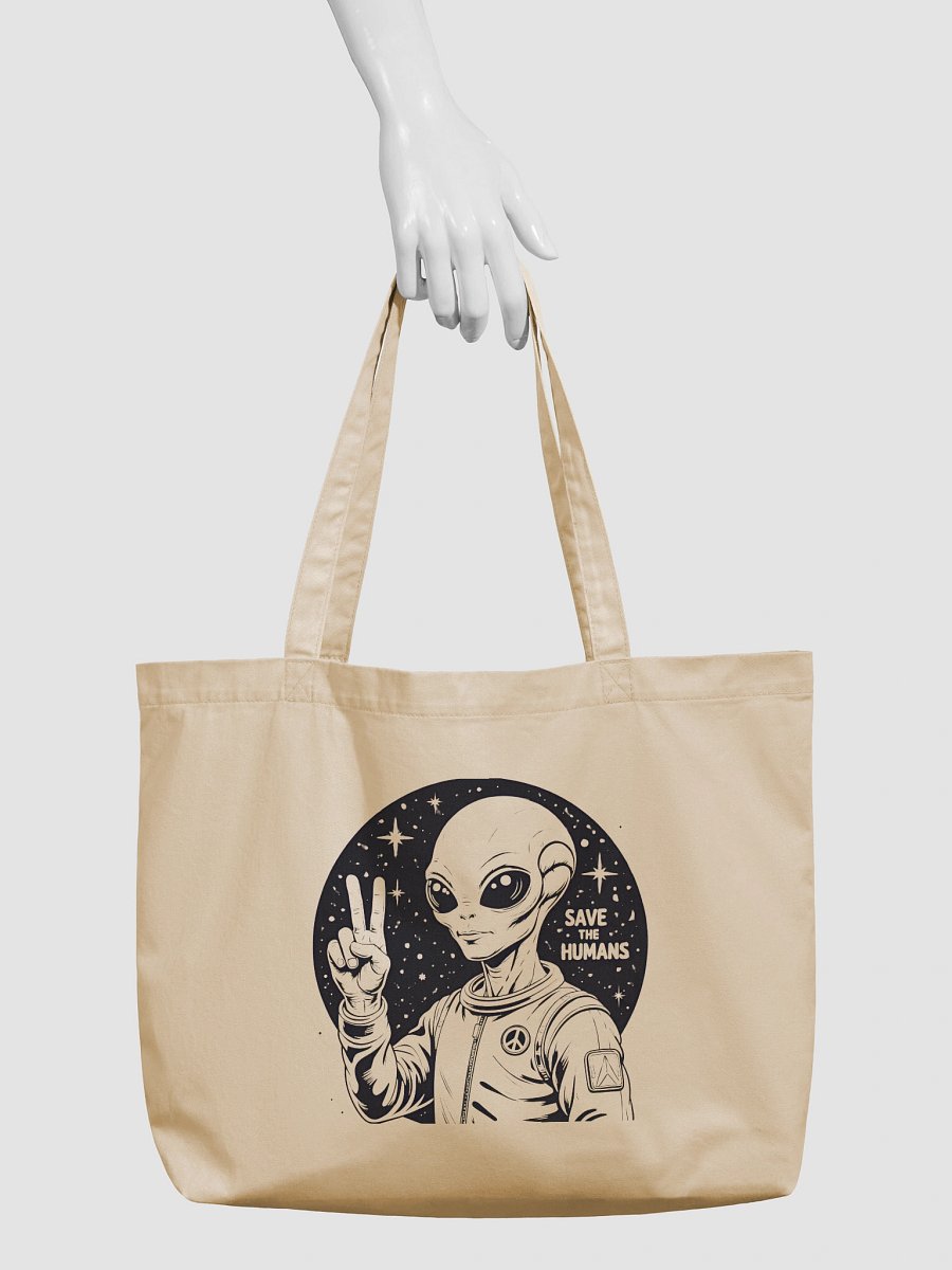 Save the Humans Alien Tote product image (3)