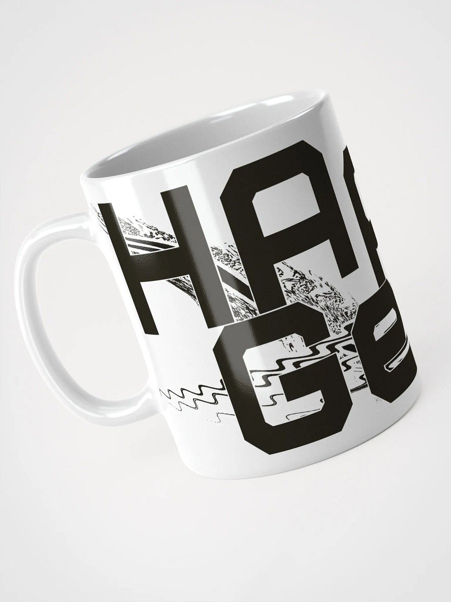 Black HApex Gear Black Logo White Glossy Mug by Mugz product image (3)