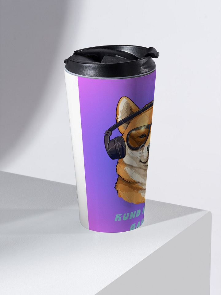 Cool Canine Gamer Stainless Steel Mug product image (2)