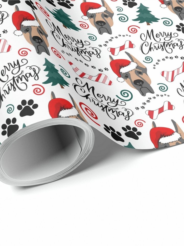 Great Dane Christmas Gift Wrapping Paper product image (1)