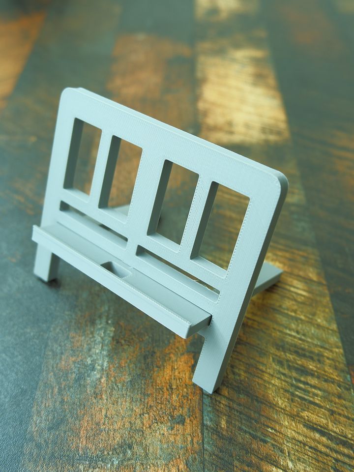 【free shipping】3D Printed Original Design Bed Frame Style Phone Holder product image (1)