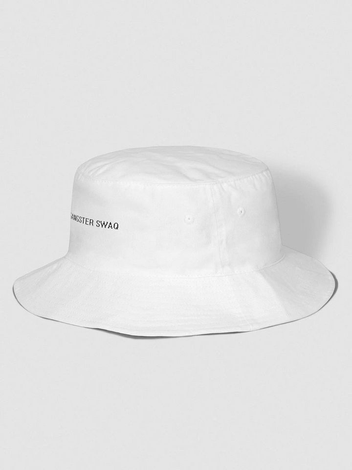 GANGSTER SWAQ BUCKET HAT (WHITE) product image (2)