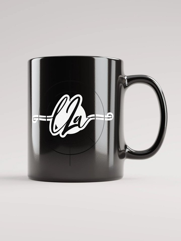 Black Glossy Lrn2aim Reticle Mug product image (1)