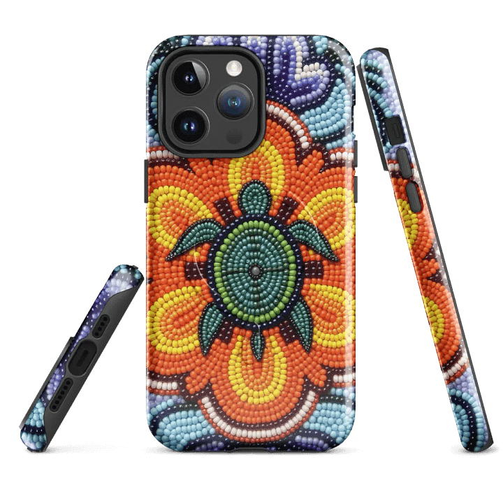 Turtle Tale Faux-Beadwork iPhone® Tough Case product image (4)