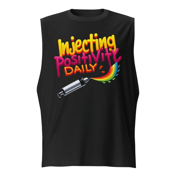 Rainbow Positivity Muscle Tank product image (1)