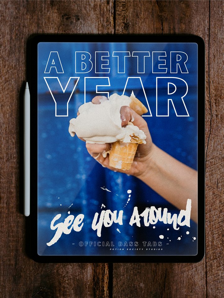 A Better Year - See You Around (Official Bass Tabs) product image (1)