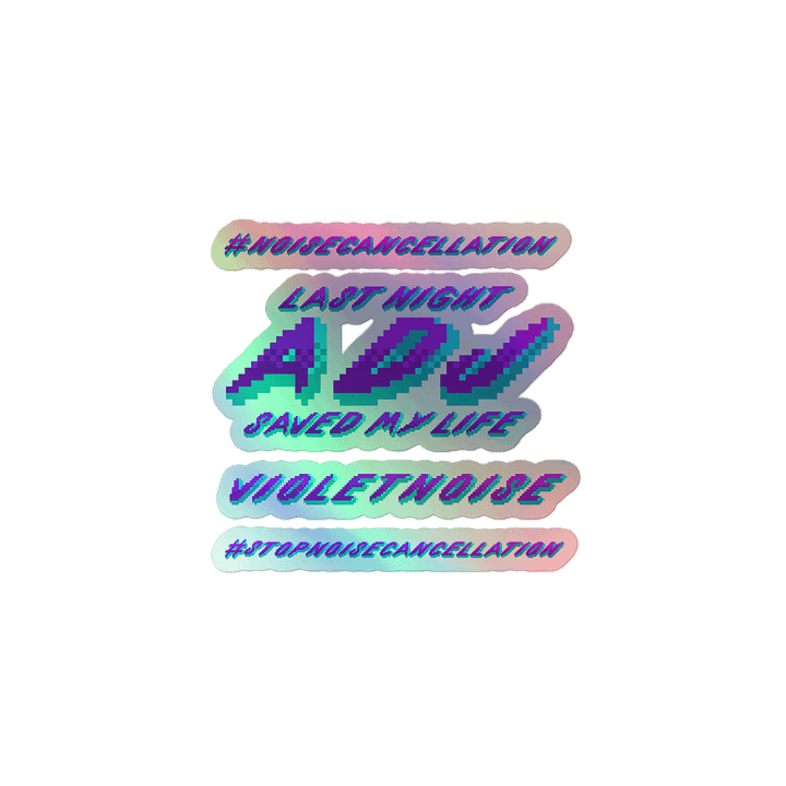 VioletNoise Holo Sticker Sheet product image (1)