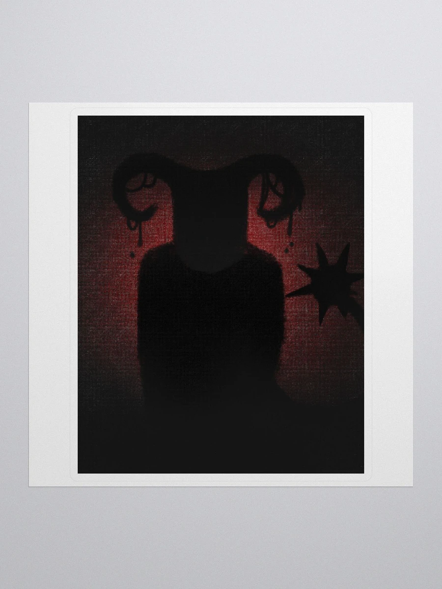 Nightmare Entity Depiction Sticker 2 Red product image (1)