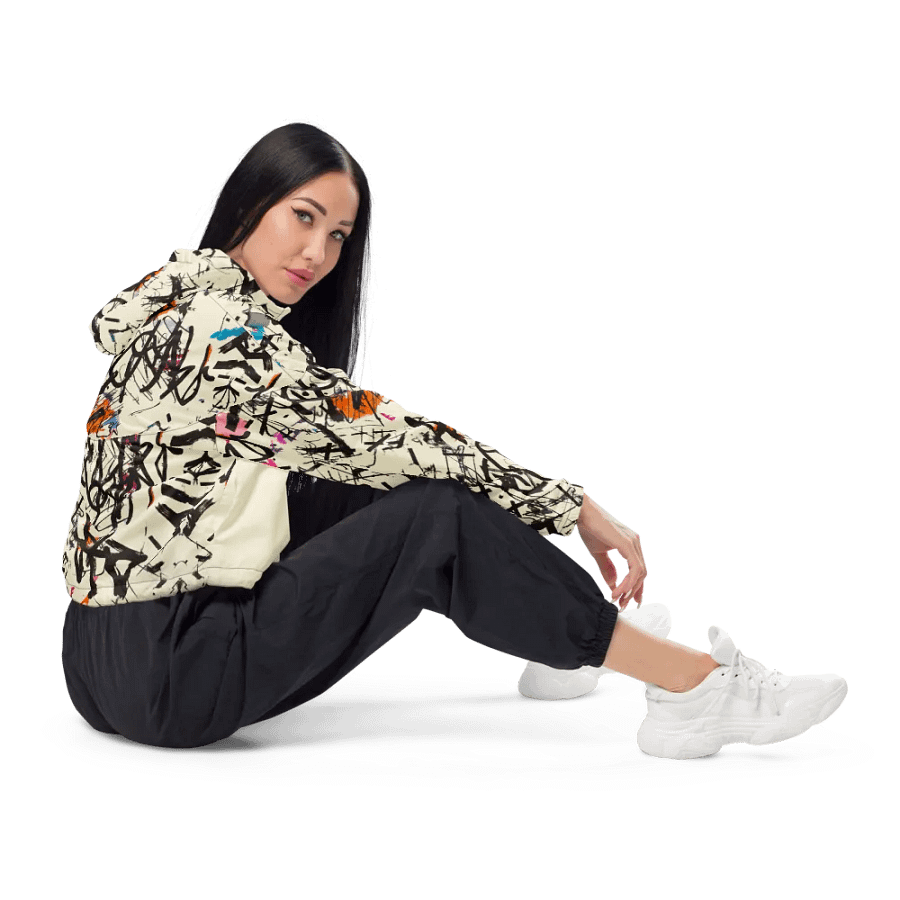 Urban Tagged by Swayze Crop Hoodie Windbreaker product image (5)