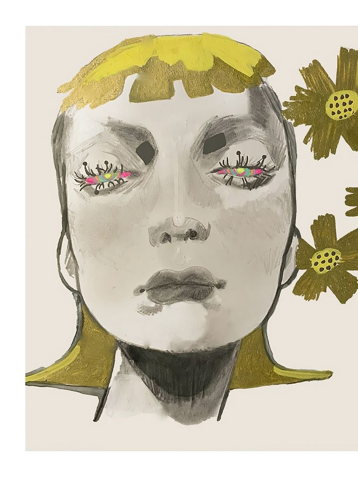 Golden Daisies Original Artwork product image (1)