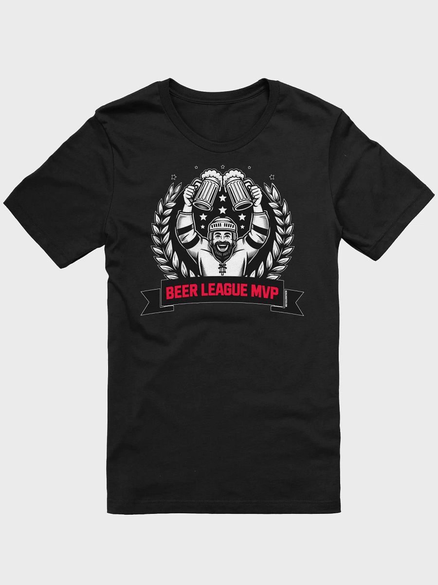 Funny Hockey T-Shirt - Beer League MVP - Beer League Hockey Shirt for Men - Gift for Drinkers With A Hockey Problem product image (2)