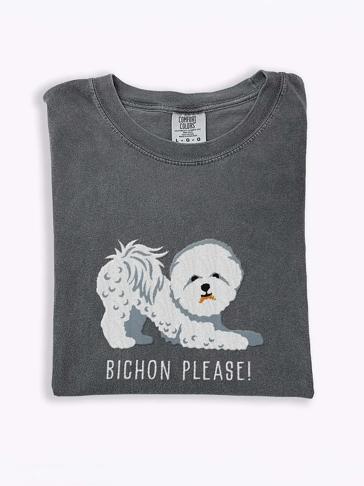 Bichon Please! T-Shirt(Embroidered) of a Bichon Frise product image (1)